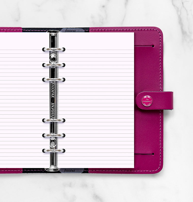 filofax-refill-fogli-a-righe-lavanda-personal-30-fogli image 2