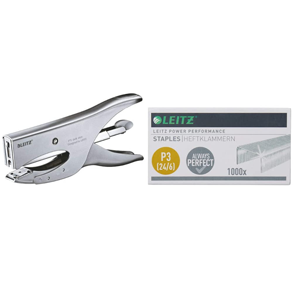 leitz-cucitrice-a-pinza-40-fogli-argento-55490081 image 5