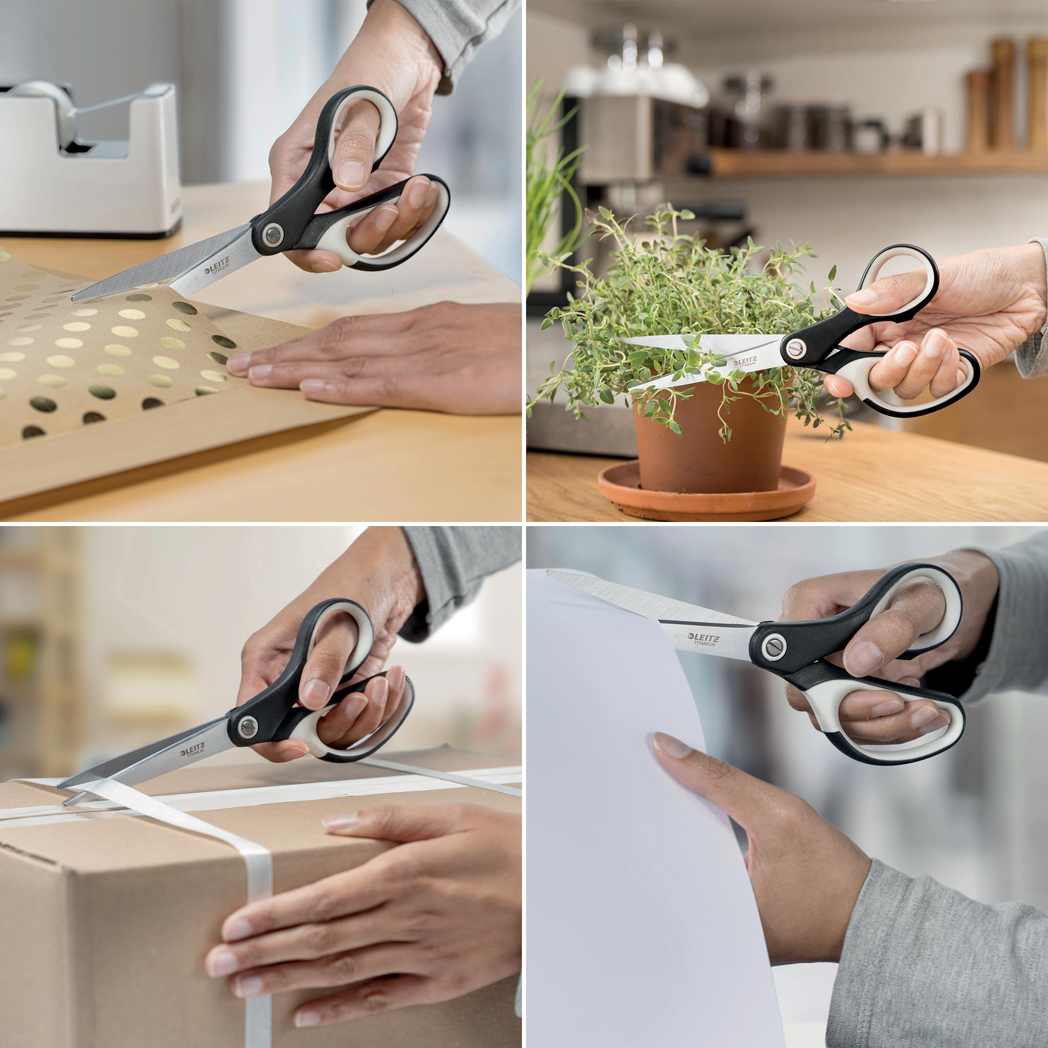 leitz-forbici-in-titanio-205-mm-nero-con-rivestimento-antiaderente image 5