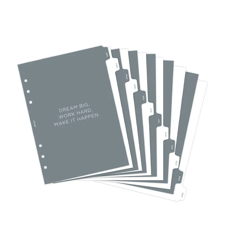 filofax-divisori-mensili-minimal-a5-set-12-mesi image 1