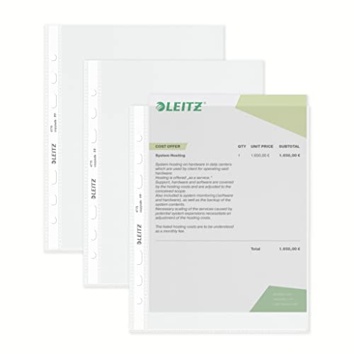 leitz-buste-trasparenti-standard-a5-confezione-15-pezzi-lucide image 7