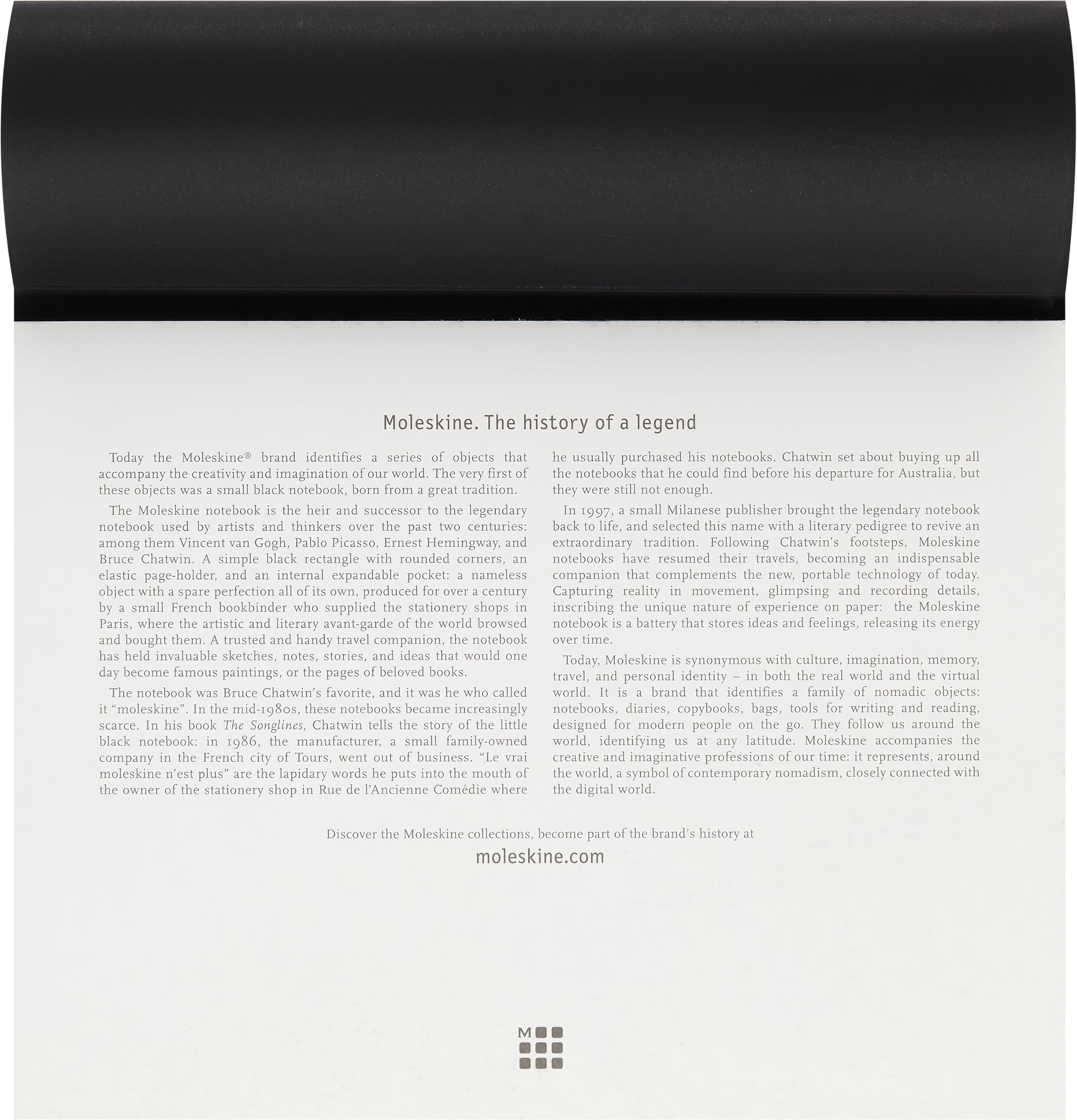 moleskine-blocco-disegno-acquerello-art-pagine-bianche-xl-19x25-cm-nero image 3
