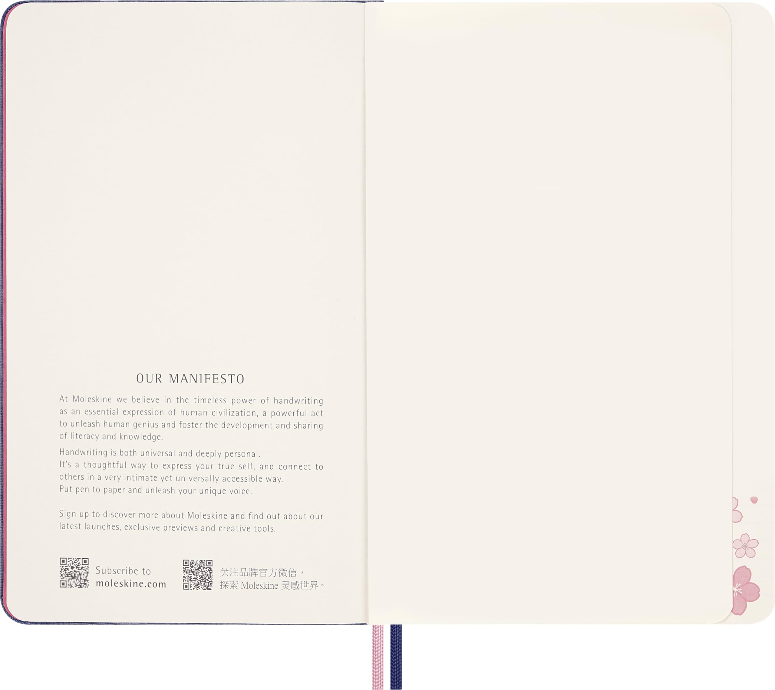 moleskine-sakura-taccuino-large-13x21-cm-pagine-bianche image 4