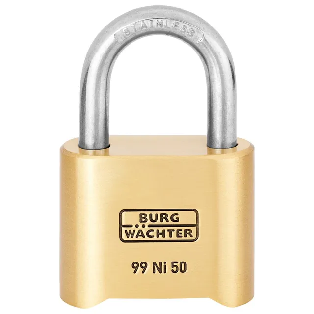 burg-w-chter-99-ni-50-lucchetto-a-combinazione-in-ottone-50-mm image 1