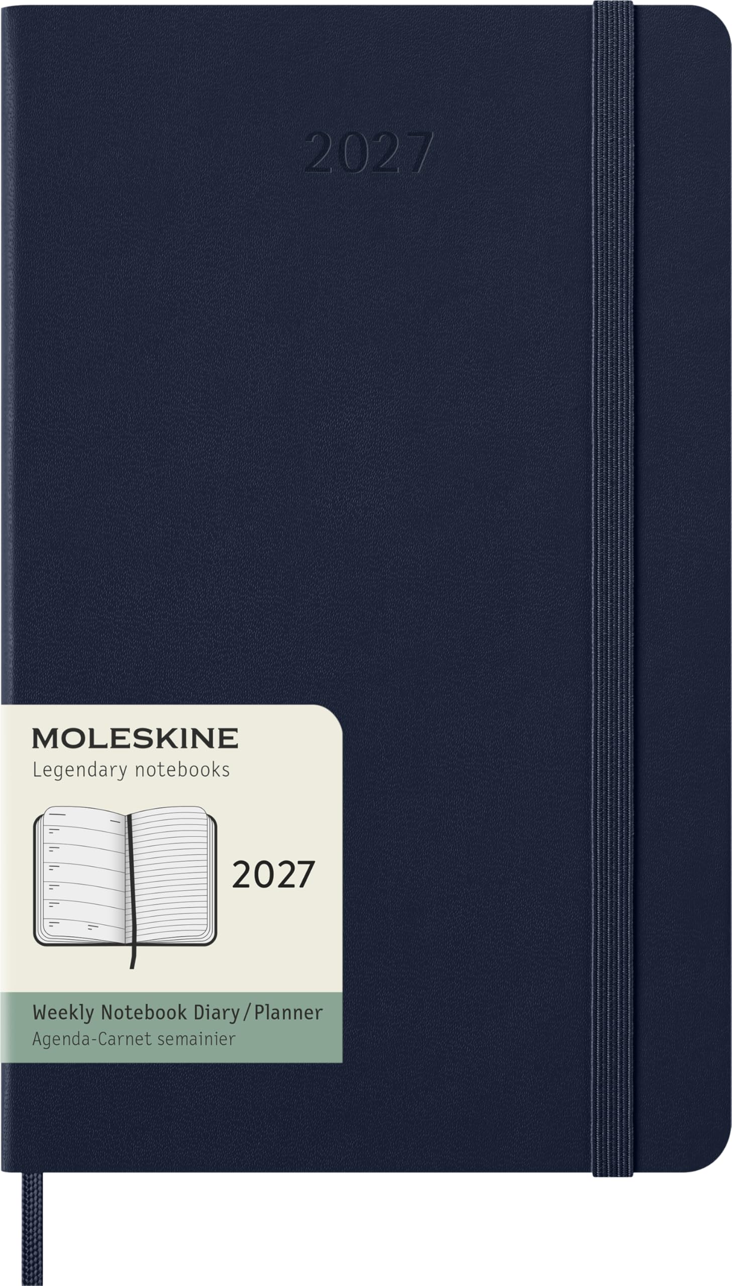 moleskine-agenda-settimanale-2027-large-13x21-cm-rigida-blu-zaffiro image 7