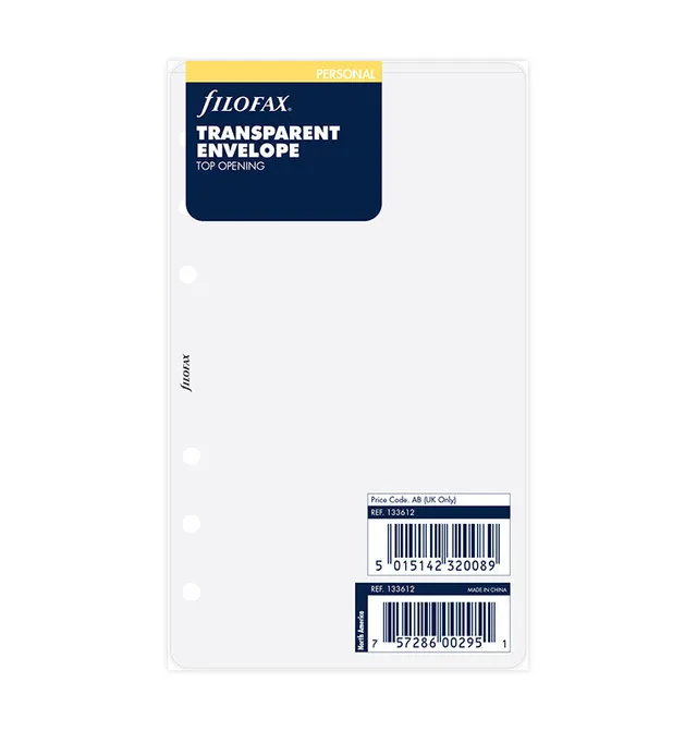 filofax-busta-trasparente-con-apertura-superiore-personal image 1