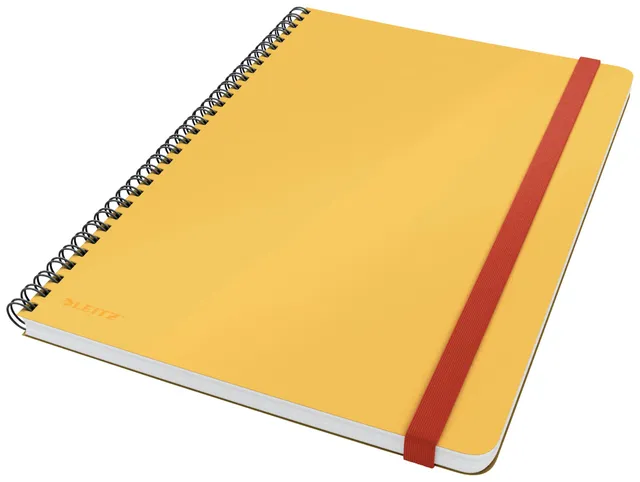 leitz-cosy-blocco-spirale-b5-80-fogli-a-righe-giallo-caldo image 1