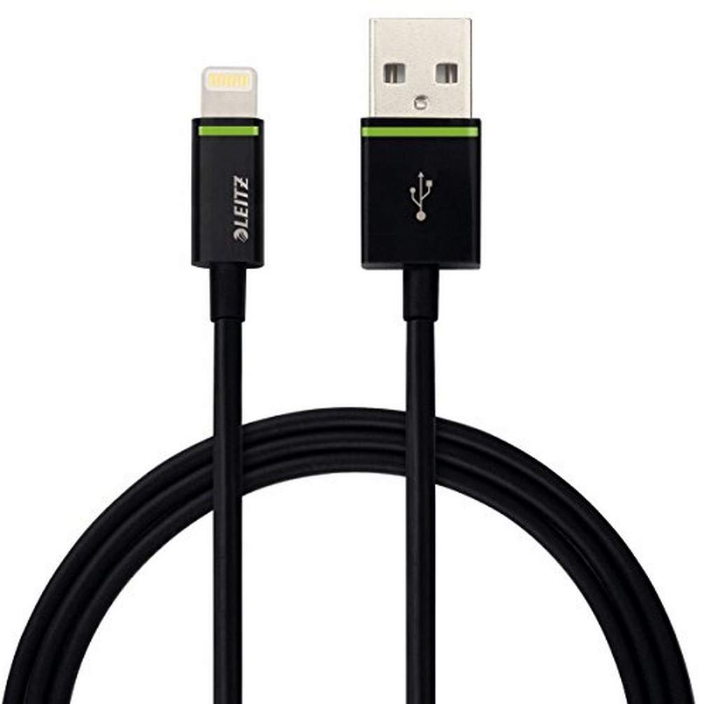 leitz-cavo-spiralato-lightning-usb-1m-nero-62150095 image 8
