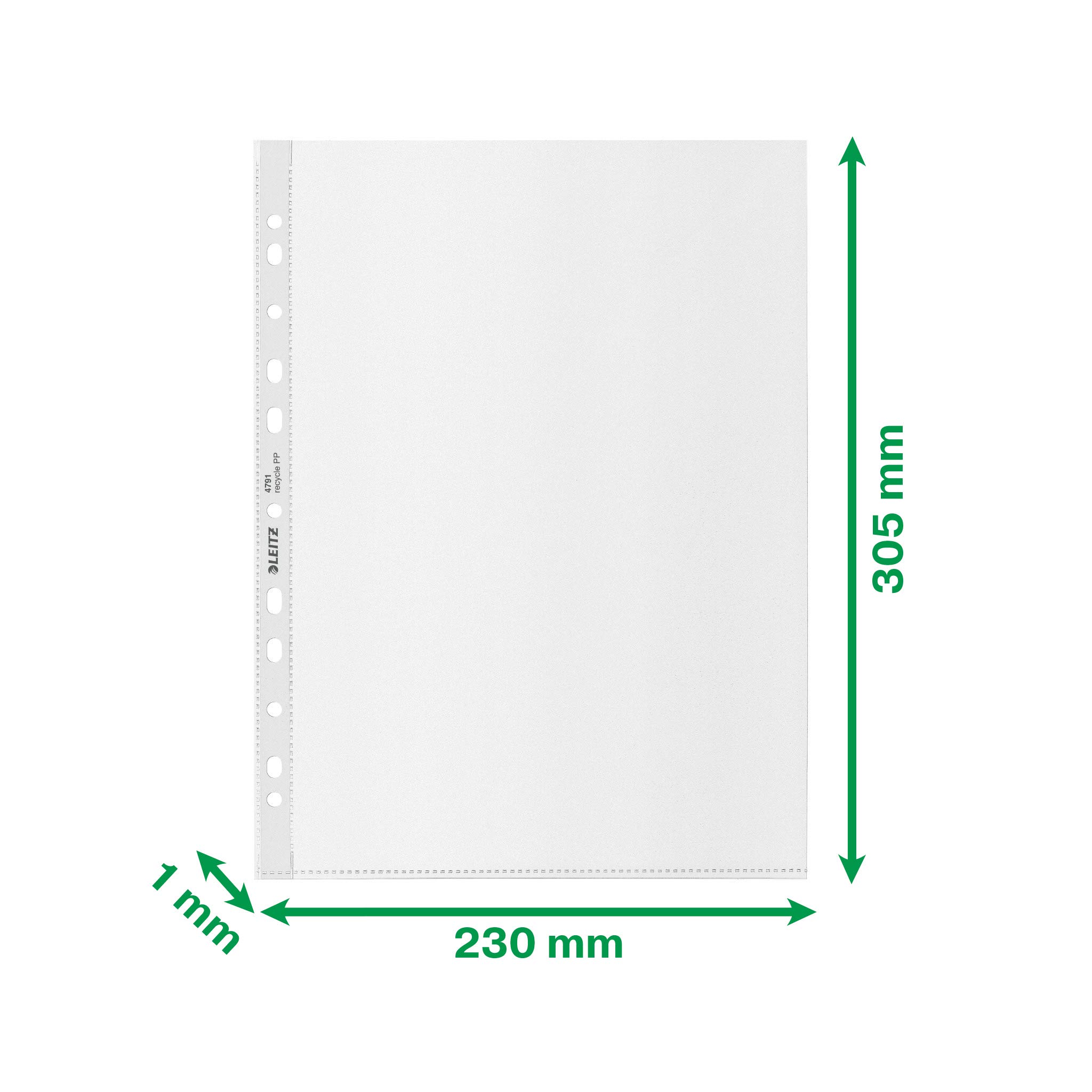leitz-recycle-buste-perforate-a4-100-micron-trasparente-100-pezzi image 6