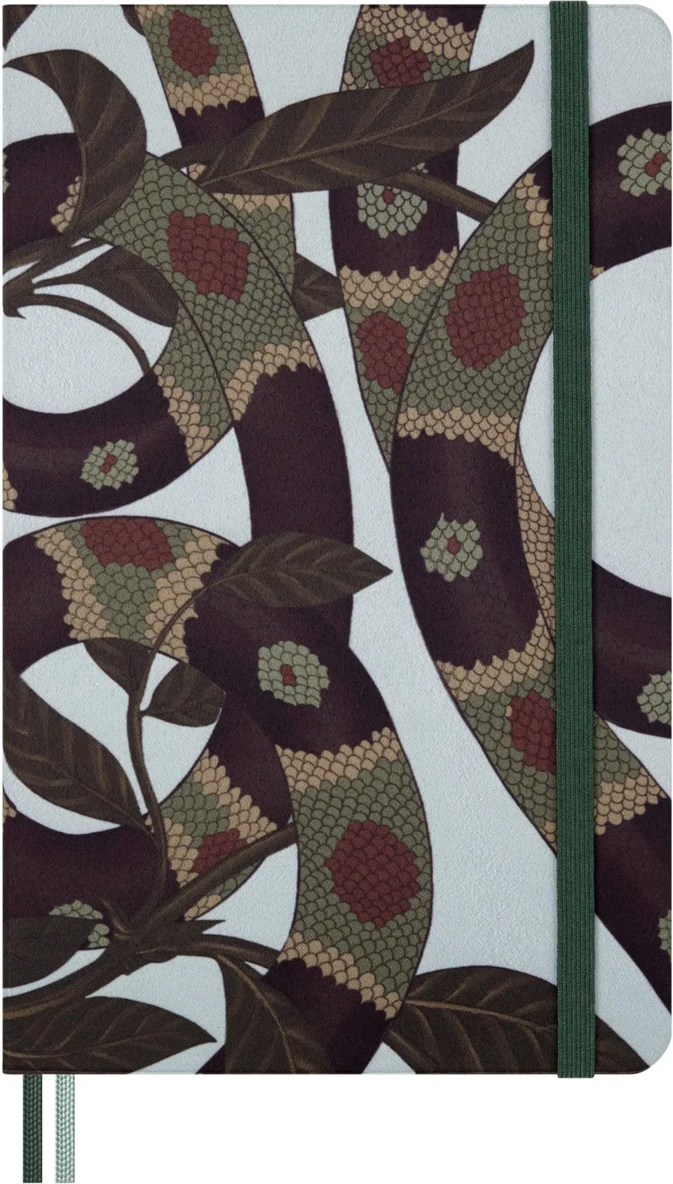 moleskine-anno-del-serpente-taccuino-large-13x21-cm-righe-design-foglie-copertin image 1