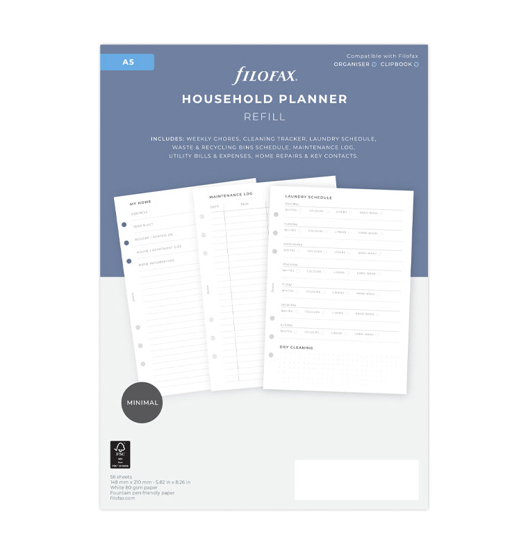 filofax-planner-gestione-domestica-a5 image 1