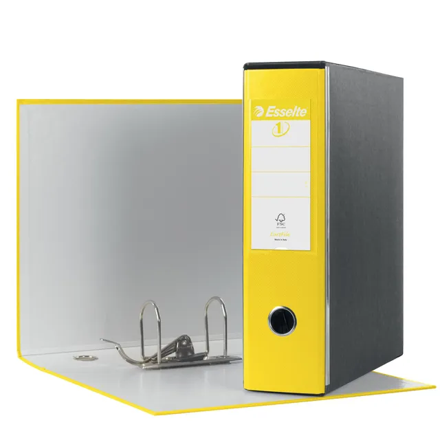 esselte-vivida-g53-eurofile-registratore-commerciale-dorso-8-cm-giallo-confezion image 1