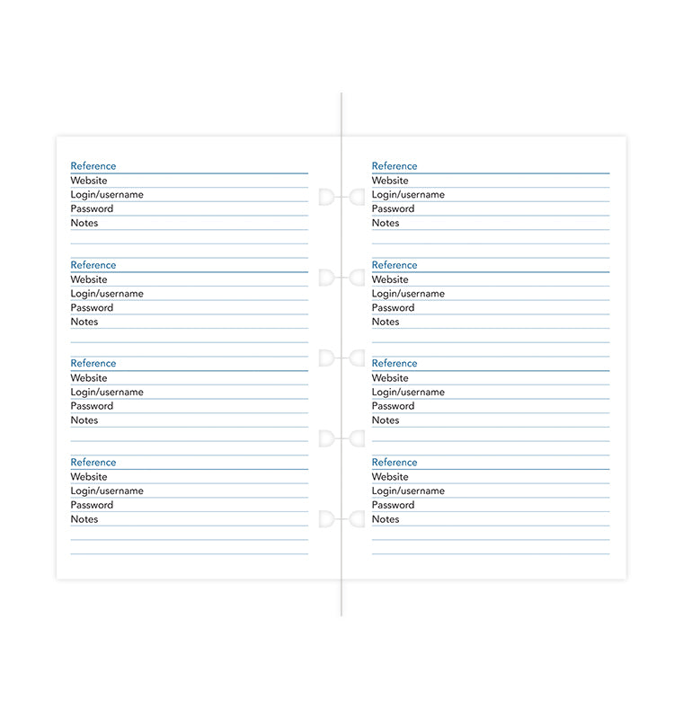 filofax-notebook-password-refill-pocket image 5