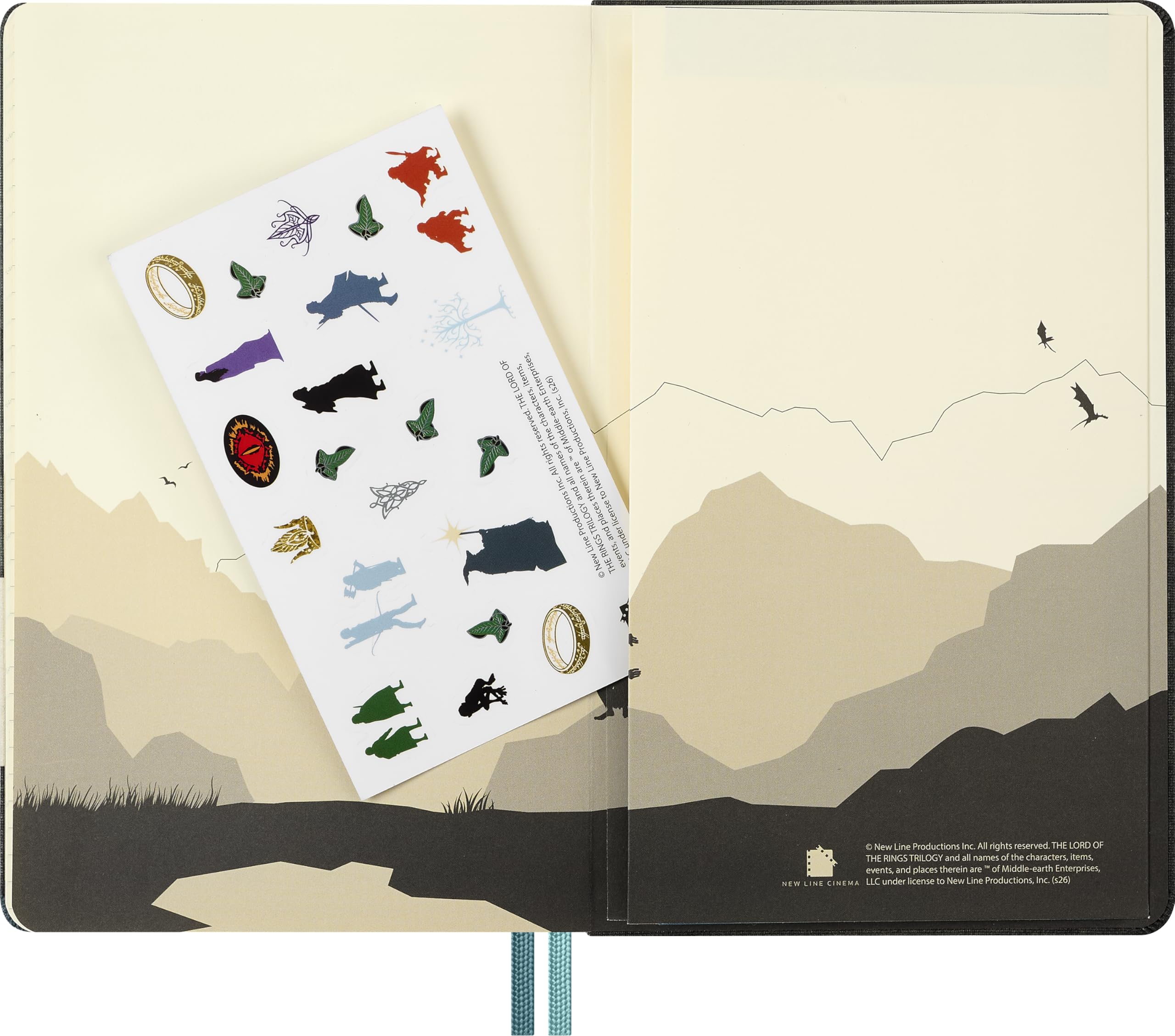 moleskine-agenda-settimanale-2027-il-signore-degli-anelli-gandalf-large-13x21-cm image 8