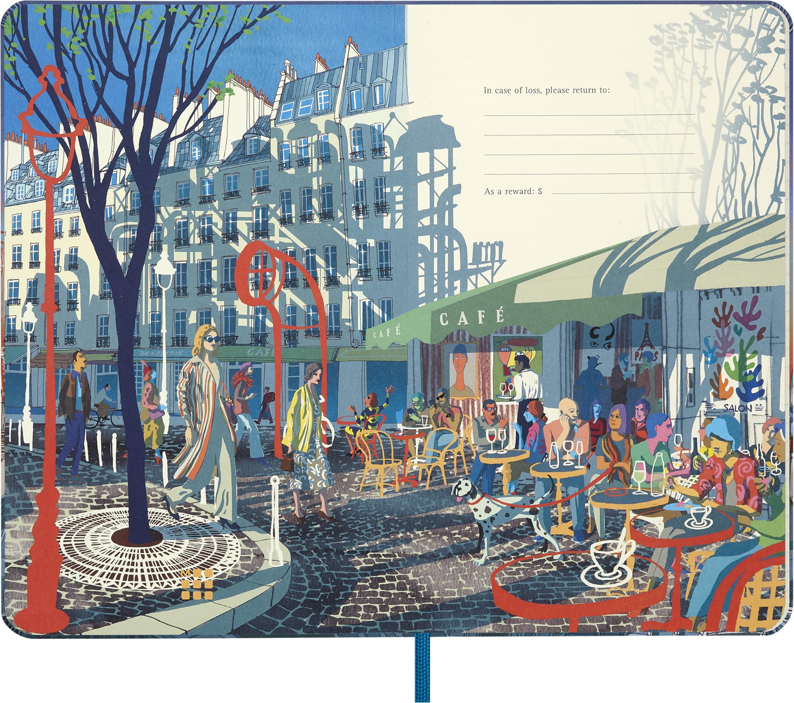 moleskine-taccuino-i-am-paris-a-righe-copertina-rigida-in-tela image 2