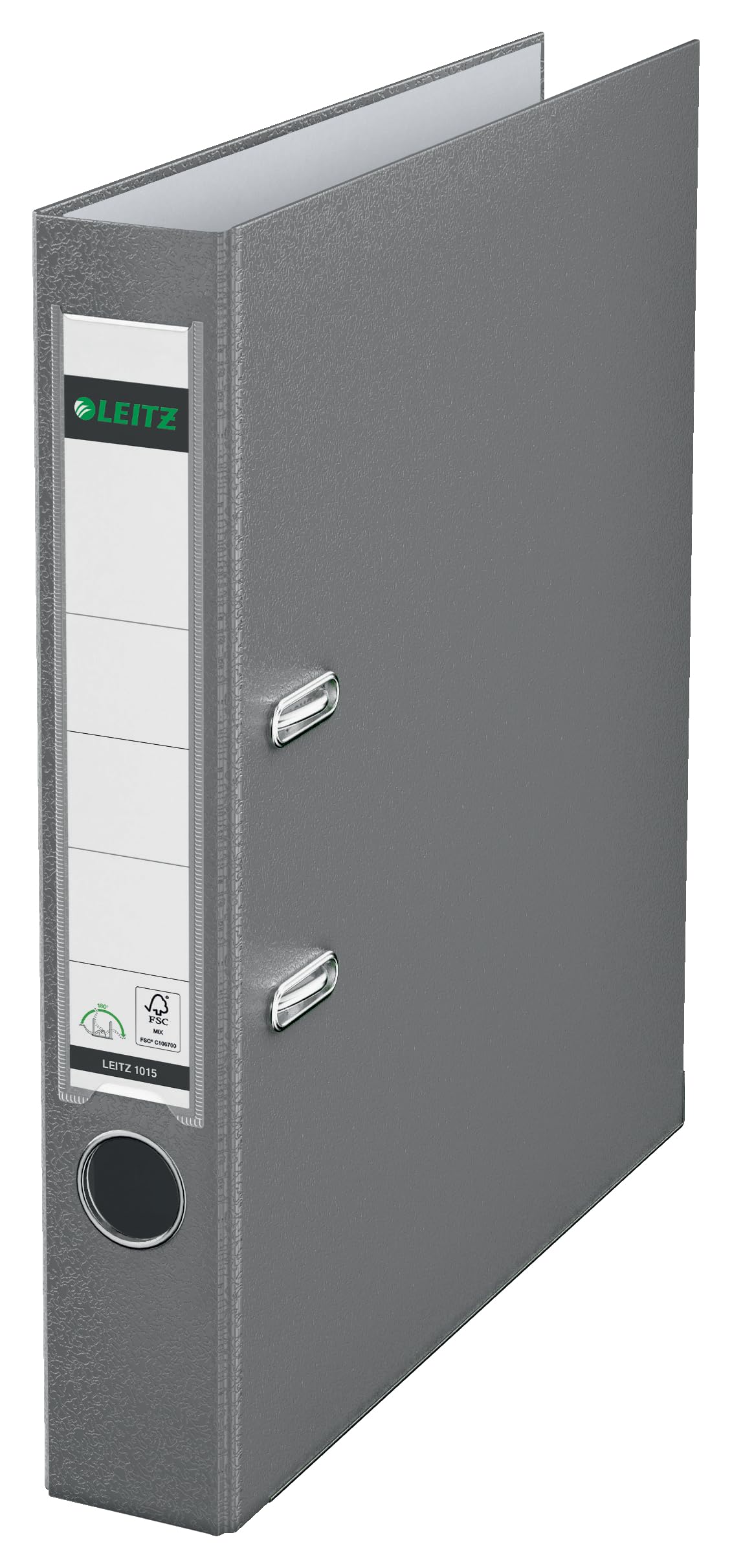 leitz-180-registratore-commerciale-dorso-5-2-cm-grigio image 1