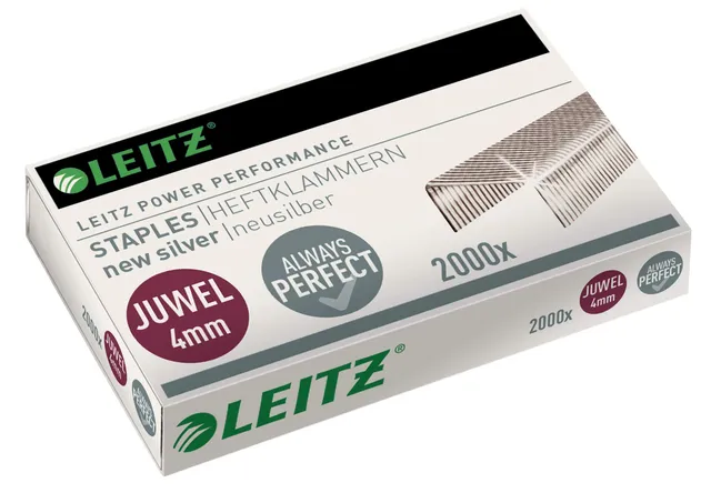leitz-juwel-punti-metallici-4-mm-argento-confezione-2000-pezzi image 1