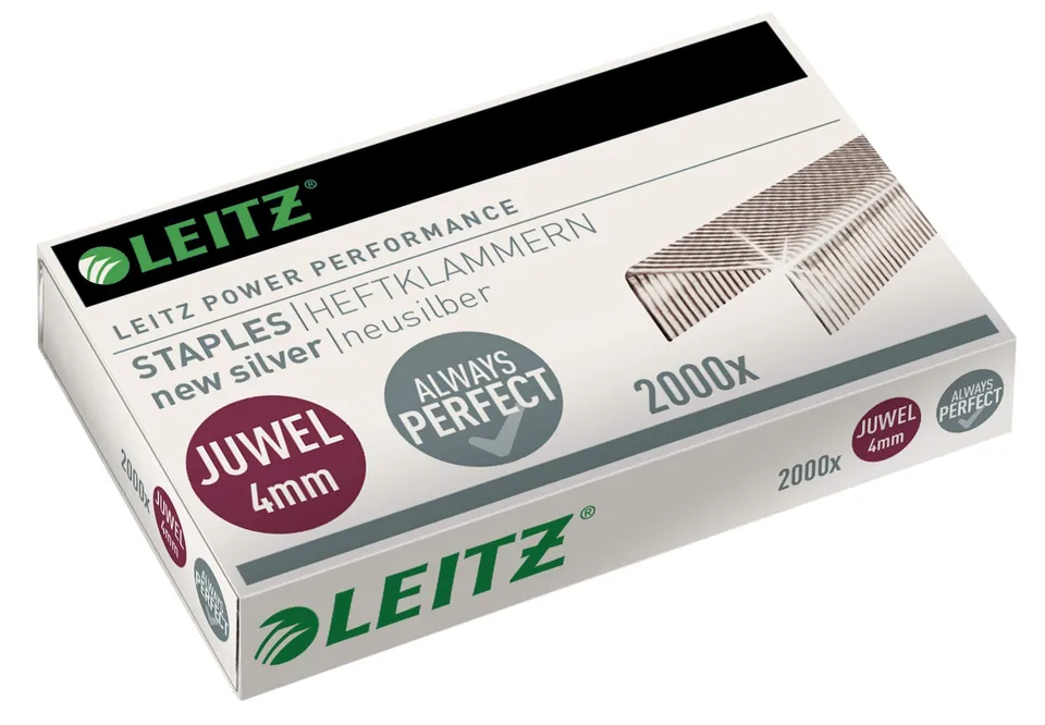 leitz-juwel-punti-metallici-4-mm-argento-confezione-2000-pezzi image 1