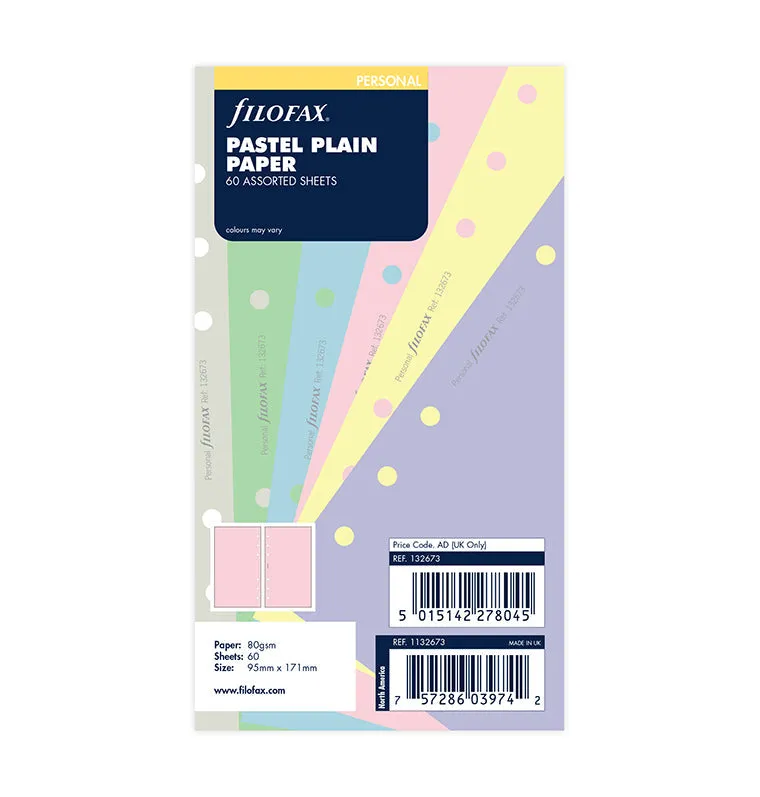 filofax-notepaper-personal-refill-pastello-neutro image 1