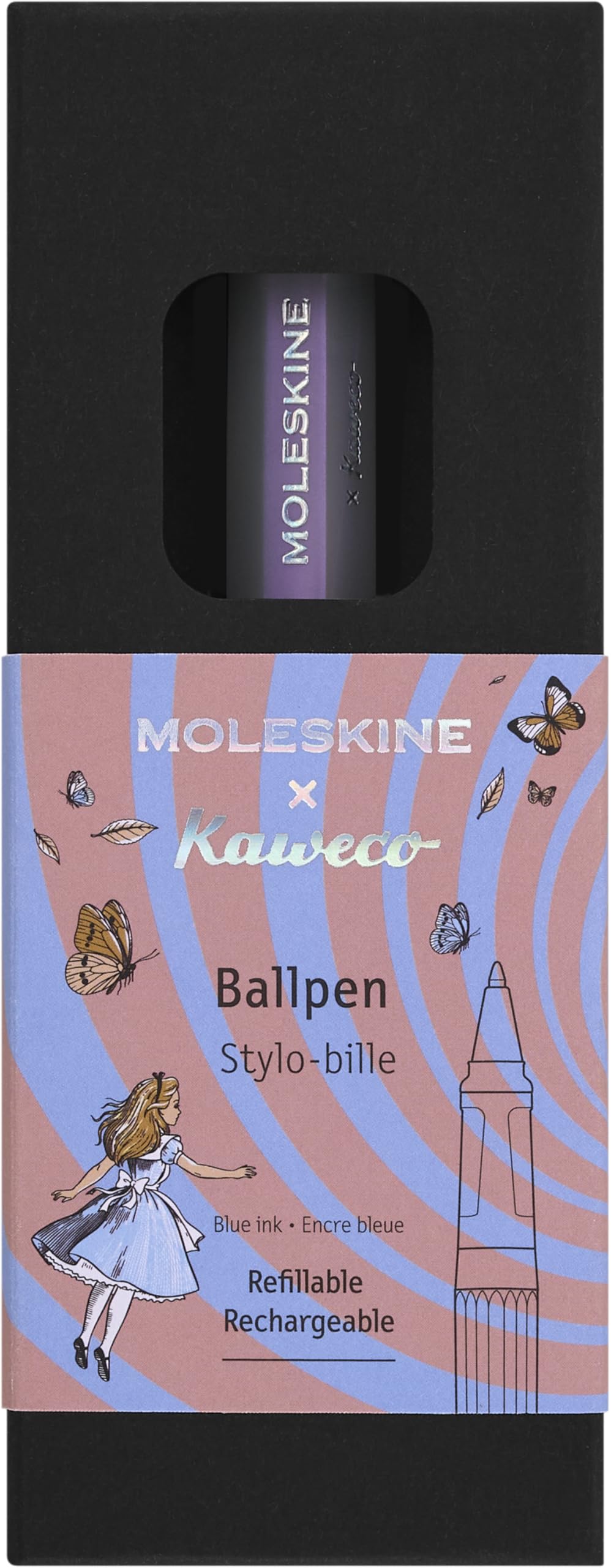 moleskine-x-kaweco-alice-penna-a-sfera-abs-blu-1-0-mm image 4