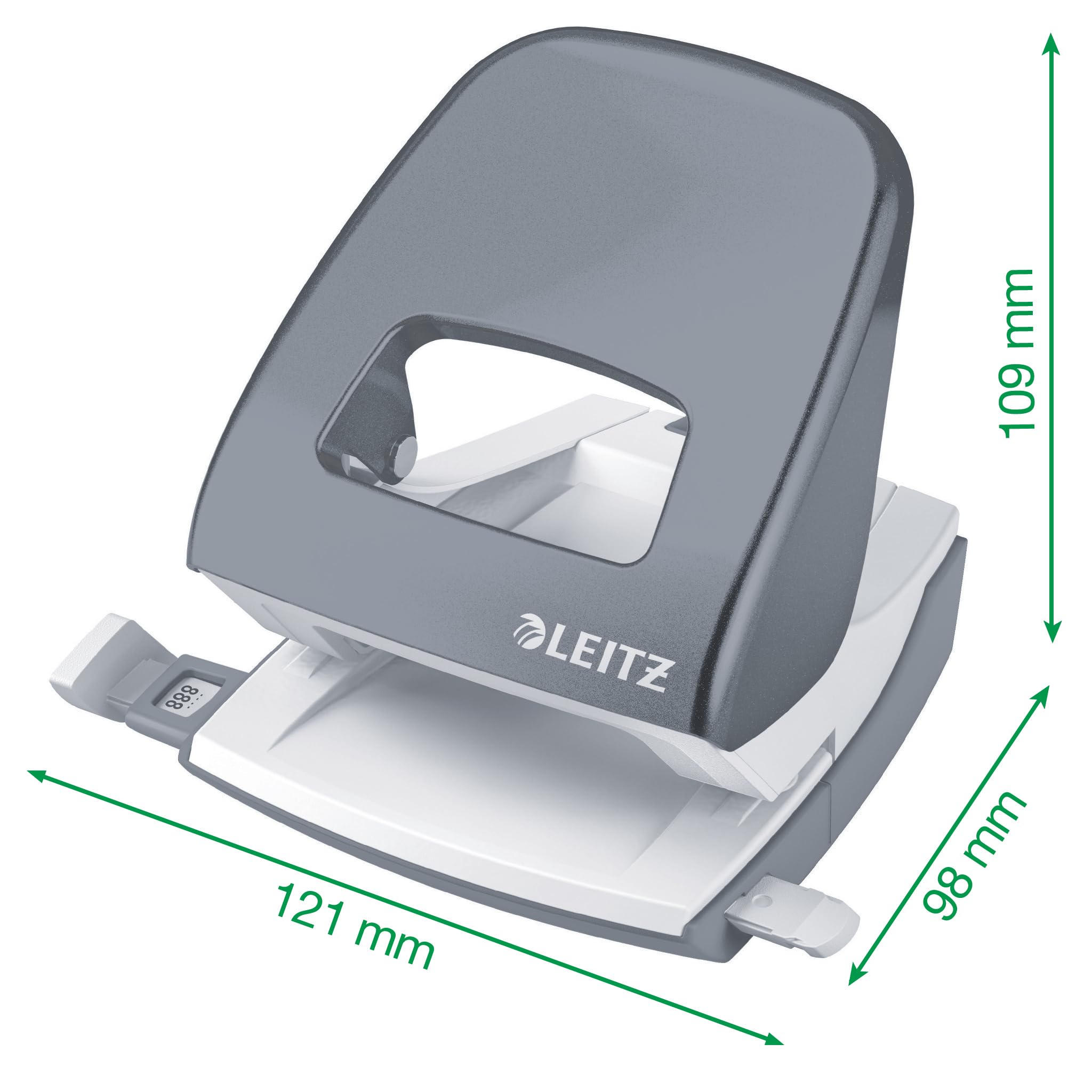 leitz-wow-perforatore-a-2-fori-30-fogli-giallo-50081016 image 3
