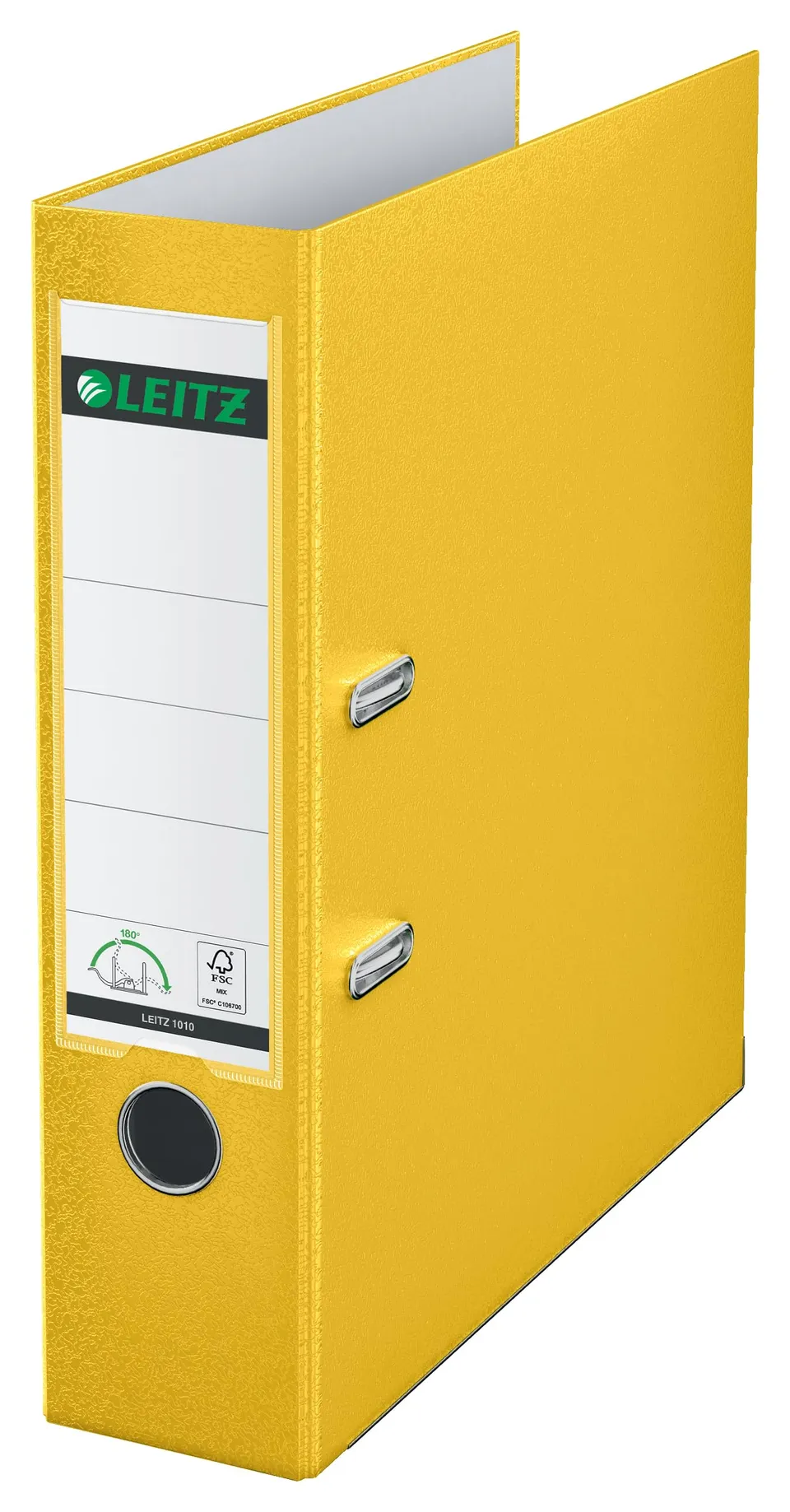leitz-1010-raccoglitore-a-leva-180-dorso-82-mm-giallo-a4 image 1