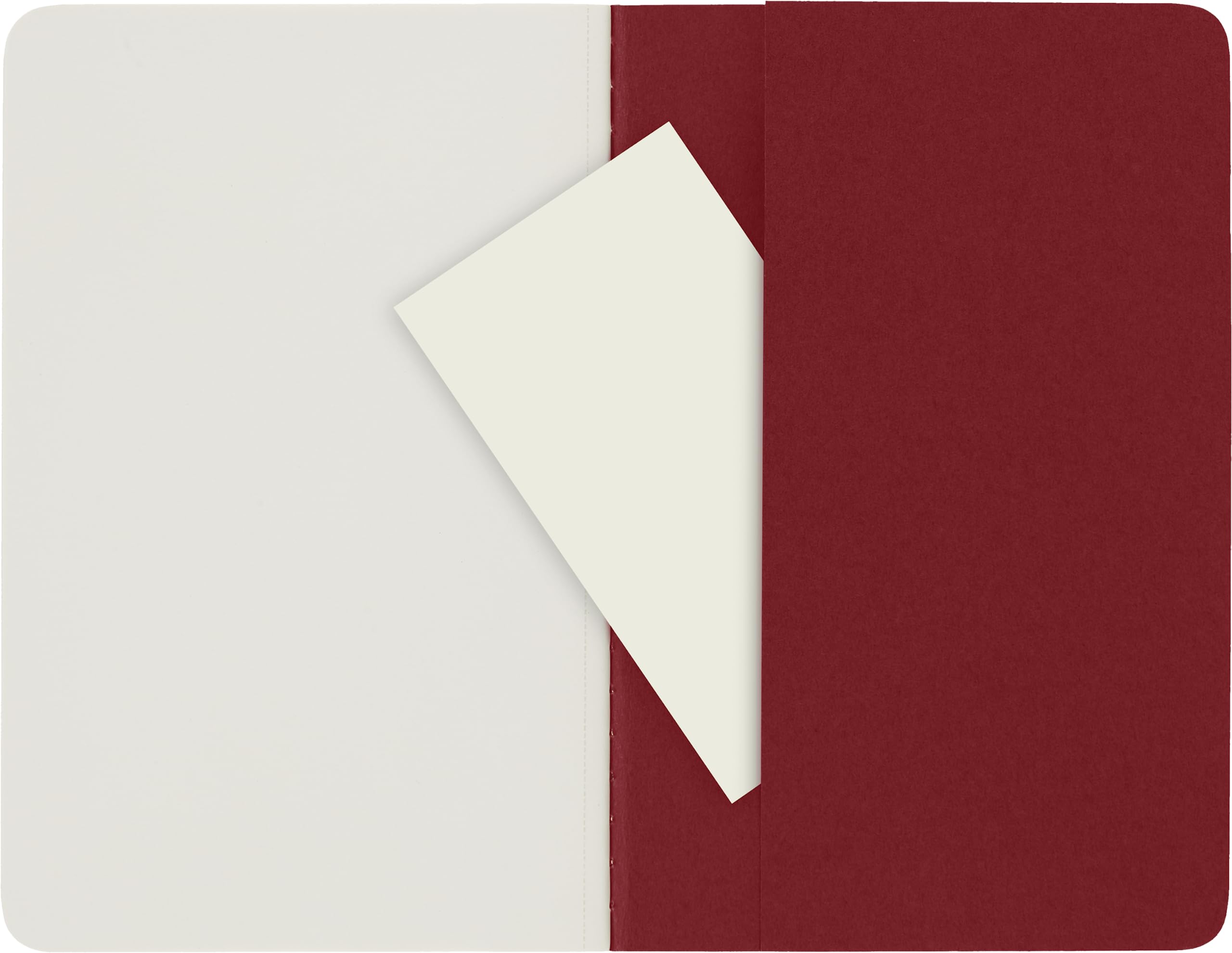 moleskine-cahier-journal-set-3-quaderni-bianchi-pocket-9x14-cm-rossi image 6