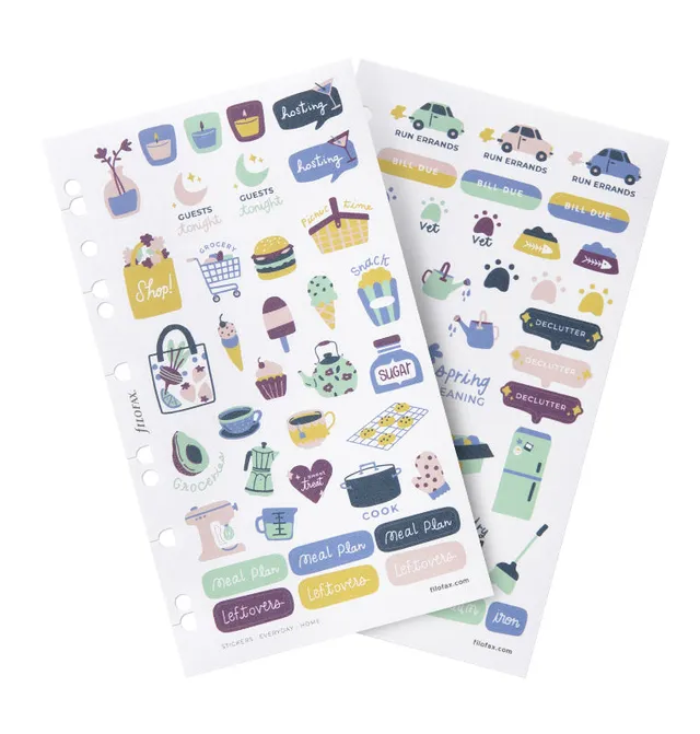 filofax-everyday-home-stickers-a5-personal image 1