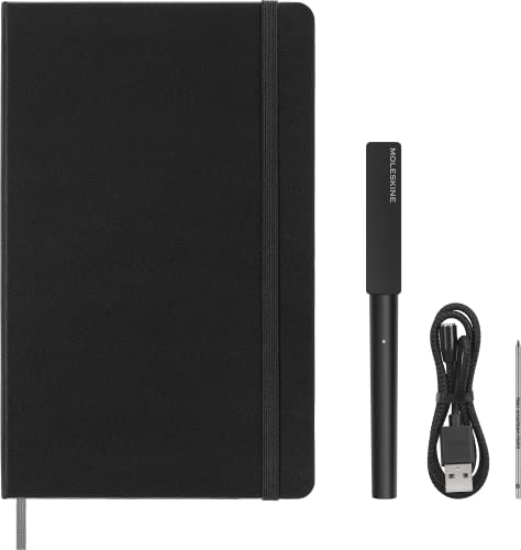 moleskine-smart-writing-set-large-13x21-cm-smart-notebook-righe-nero-smart-pen image 8
