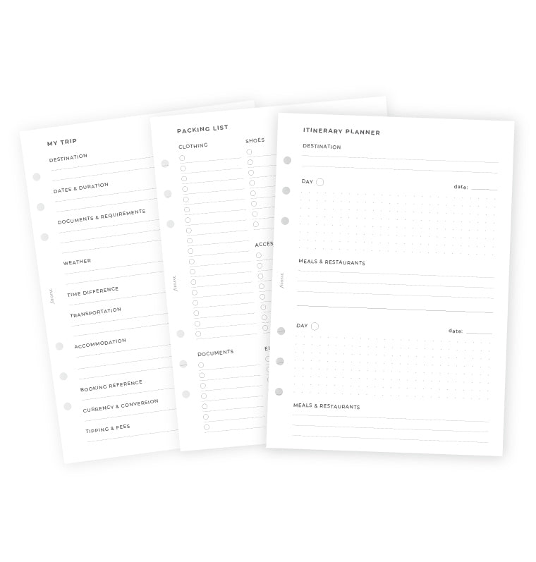 filofax-travel-planner-refill-a5 image 5