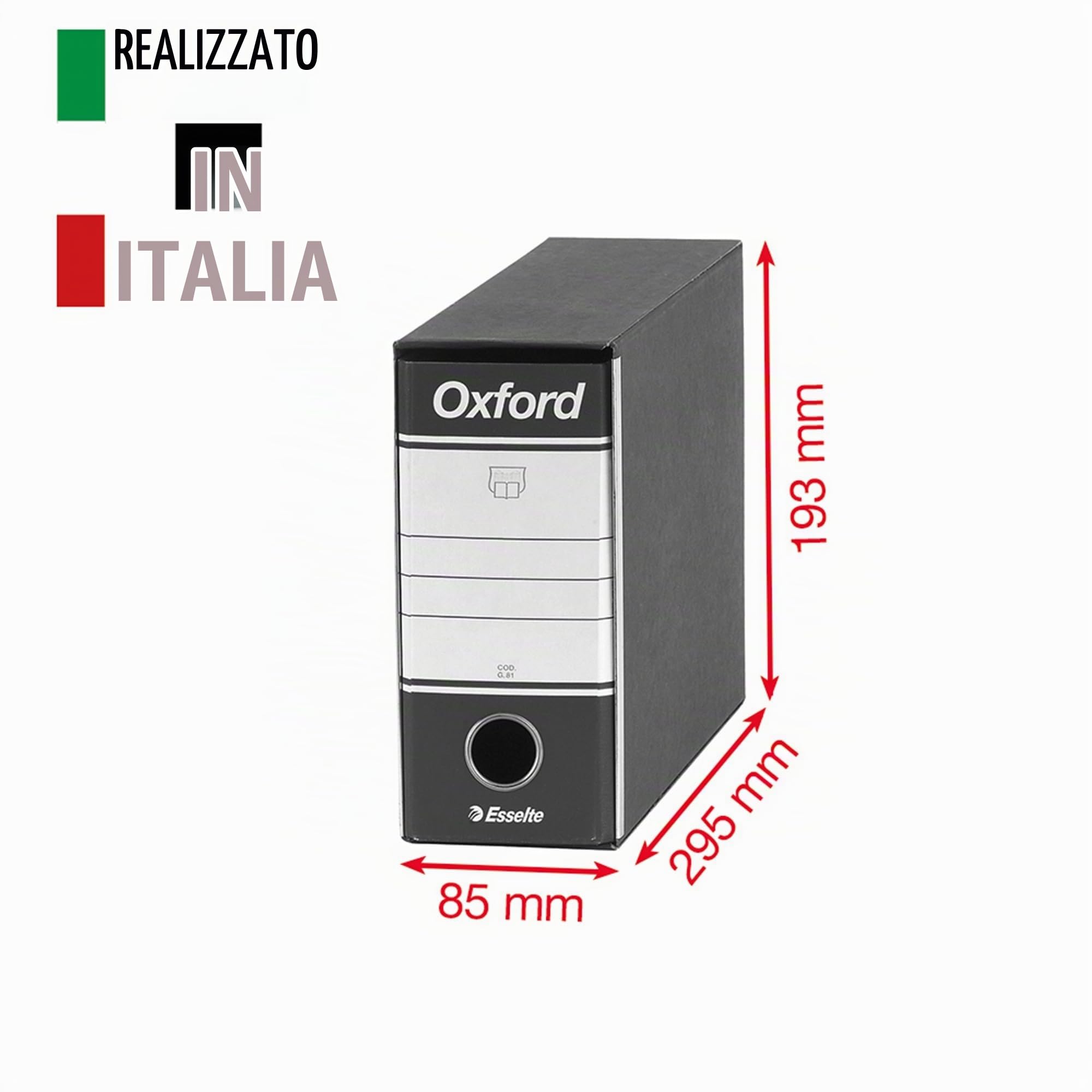 esselte-oxford-g81-registratore-memorandum-23x18-cm-dorso-8-cm-verde image 2