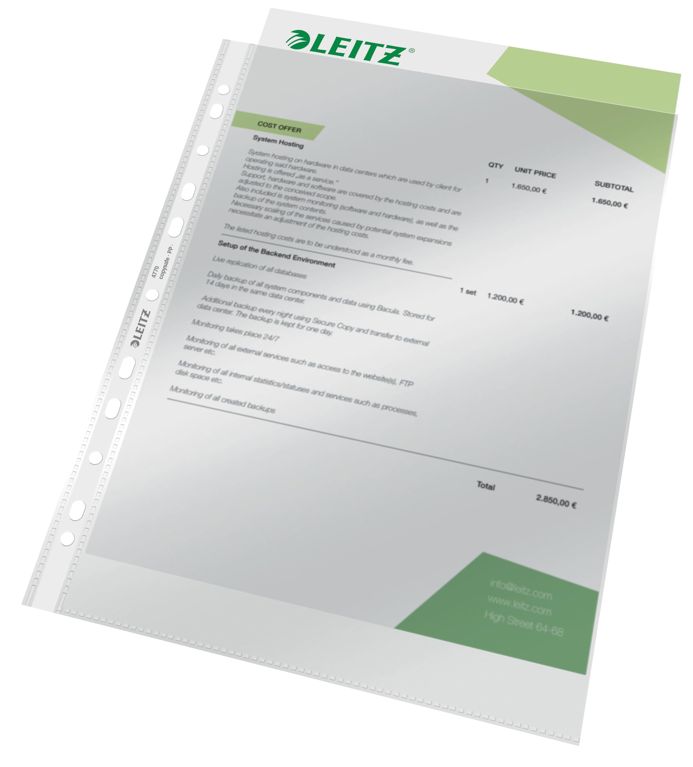 leitz-buste-perforate-de-luxe-ppl-lucido-a4-47700002-confezione-100-pezzi image 6