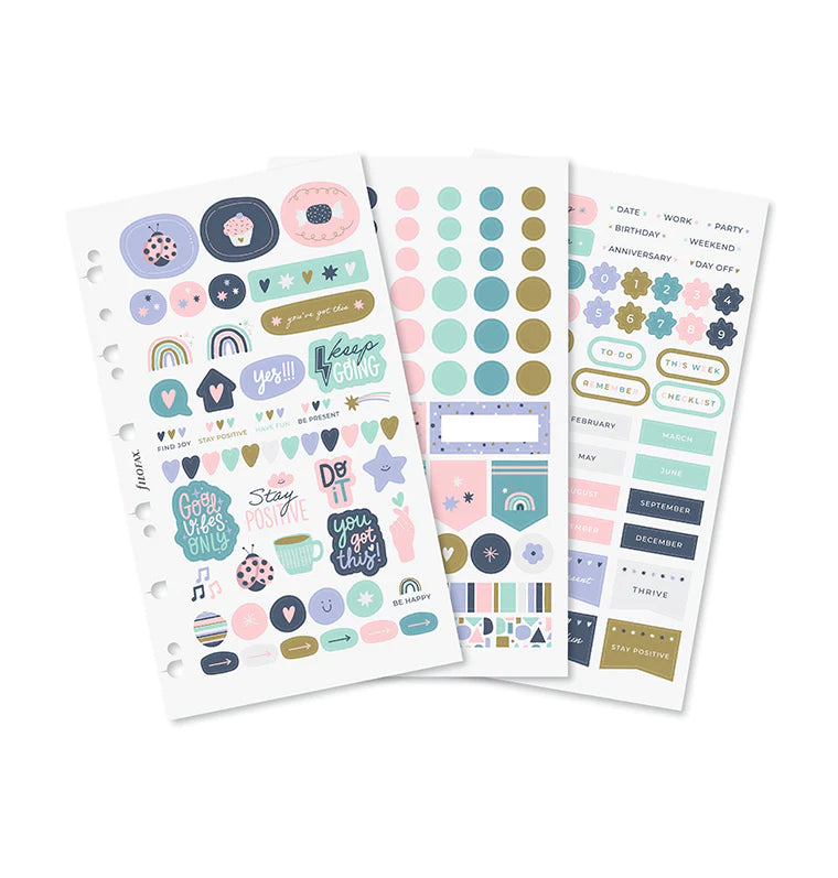 filofax-good-vibes-stickers-per-organiser-e-notebook image 1