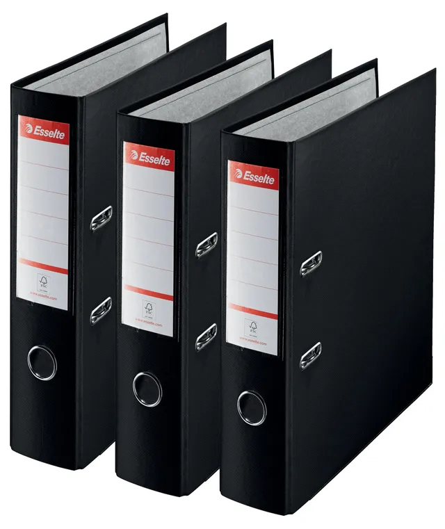 esselte-d75-essentials-set-3-raccoglitori-a-leva-a4-nero-dorso-7-5-cm image 1