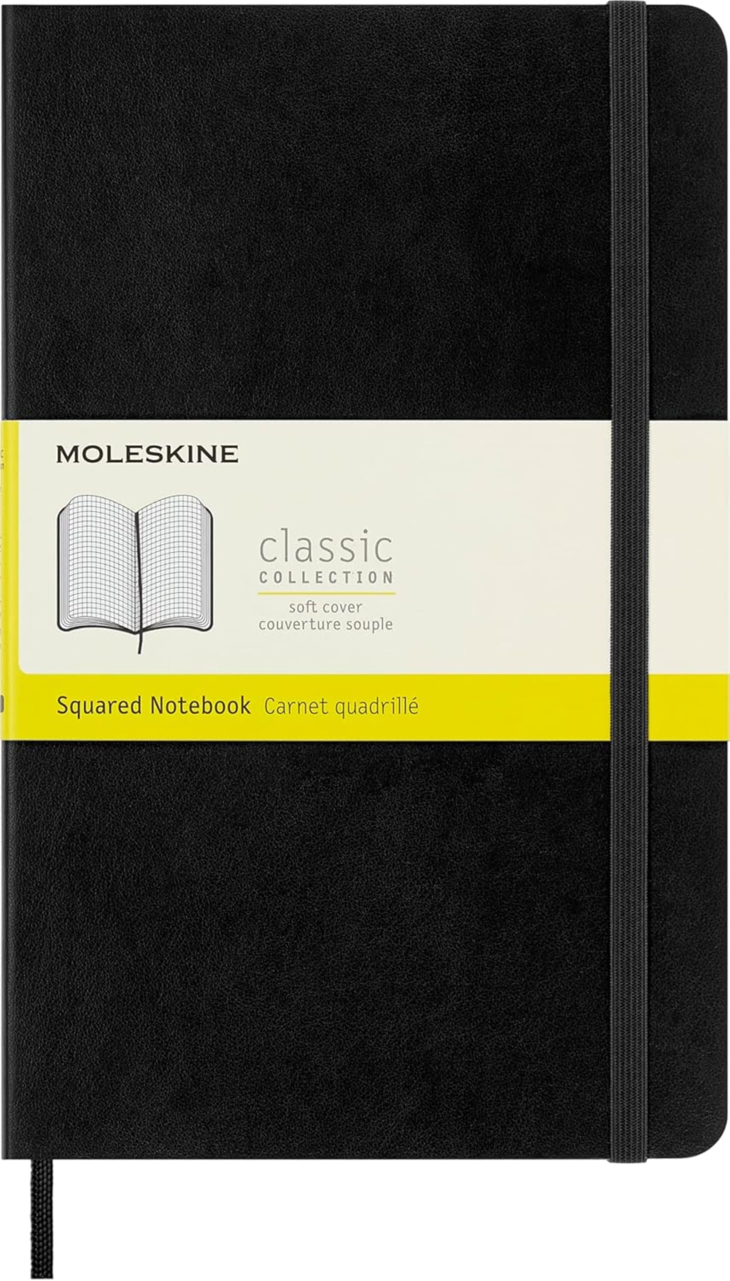 moleskine-classic-notebook-large-13x21cm-quadretti-nero image 1