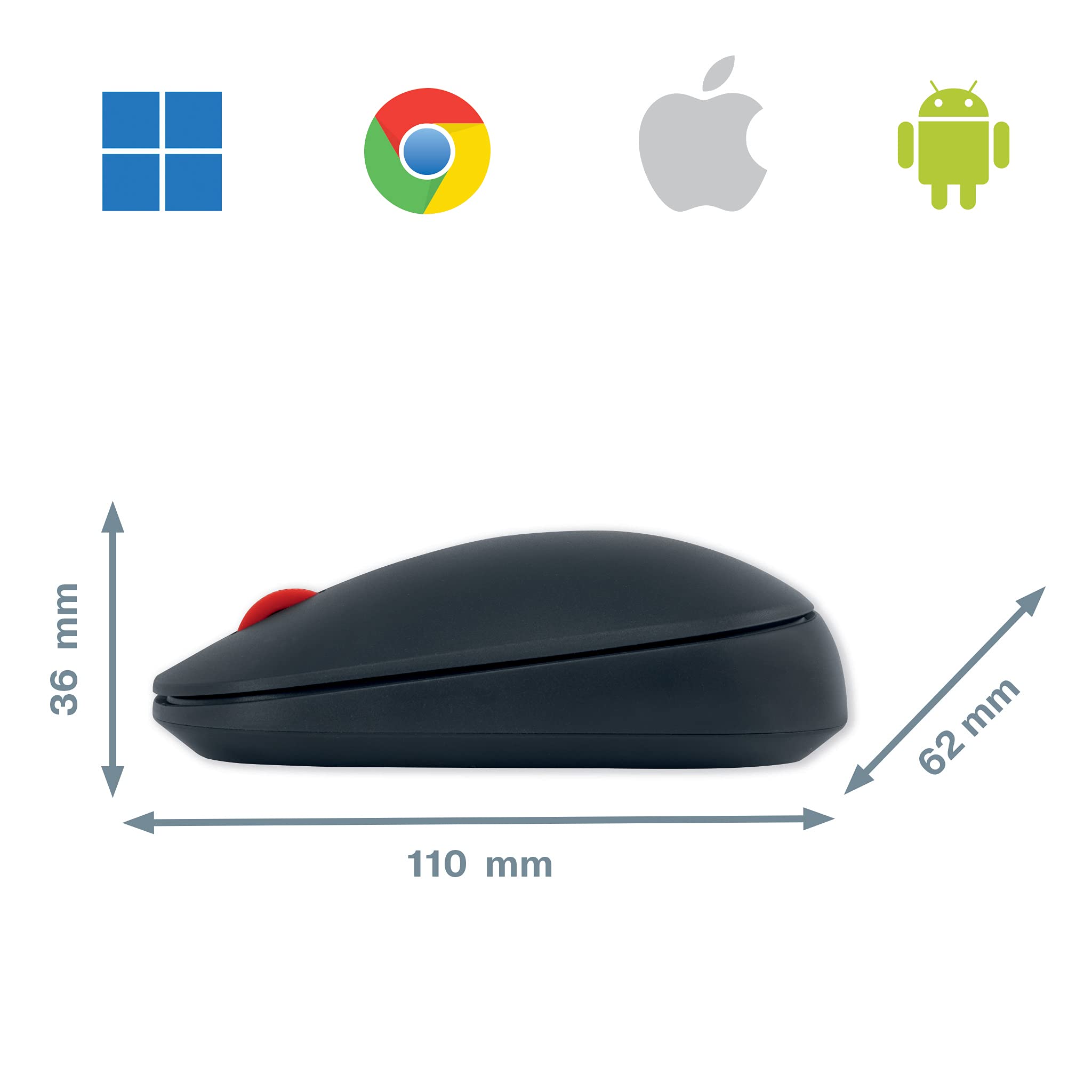 leitz-cosy-sure-track-mouse-wireless-grigio-velluto-4000-dpi image 3