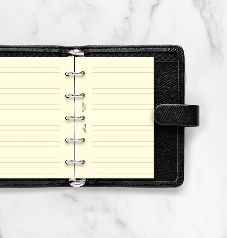filofax-fogli-a-righe-crema-mini-20-fogli image 3