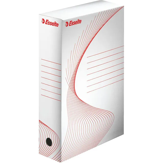 esselte-boxy-80-scatola-archivio-a4-25x35x8-cm-bianca-128003-confezione-10-pezzi image 1
