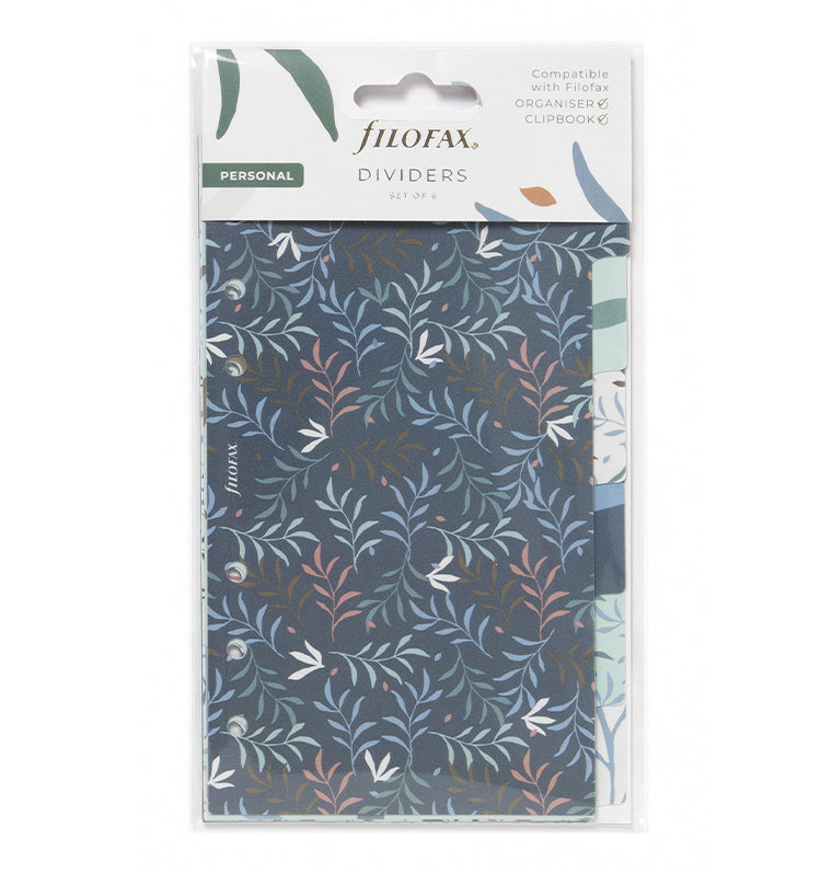 filofax-botanical-divisori-personal-set-4-pezzi-colorati image 2