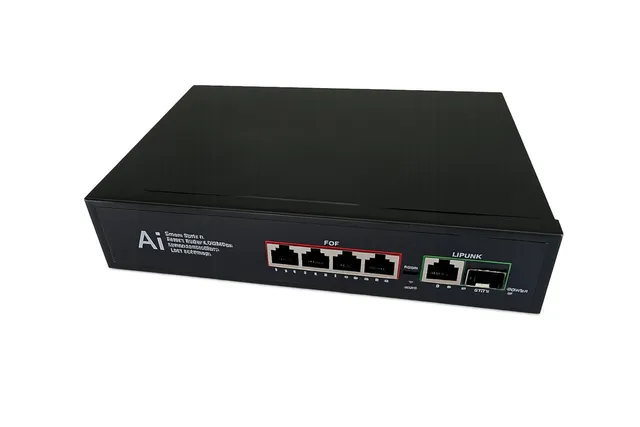 burg-w-chter-bwswitch-switch-gigabit-6-porte-2x-ethernet-4x-sfp-fibra image 1