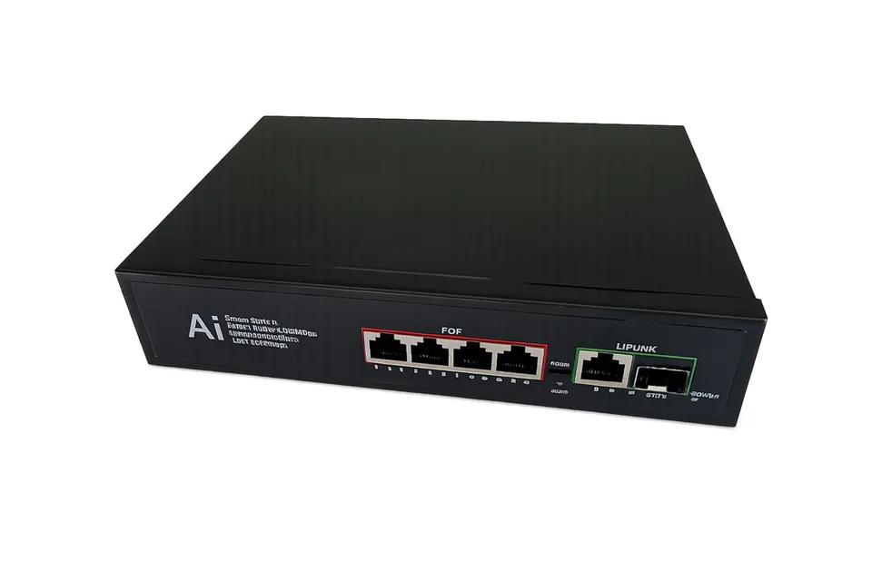 burg-w-chter-bwswitch-switch-gigabit-6-porte-2x-ethernet-4x-sfp-fibra image 1
