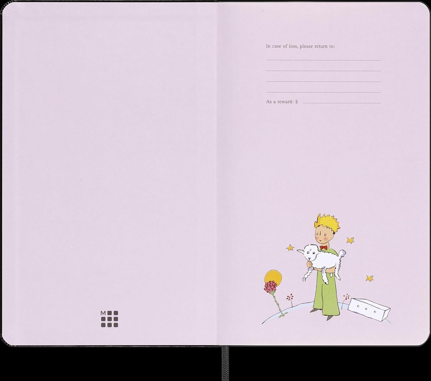 moleskine-le-petit-prince-taccuino-righe-large-13x21-cm-nero image 4