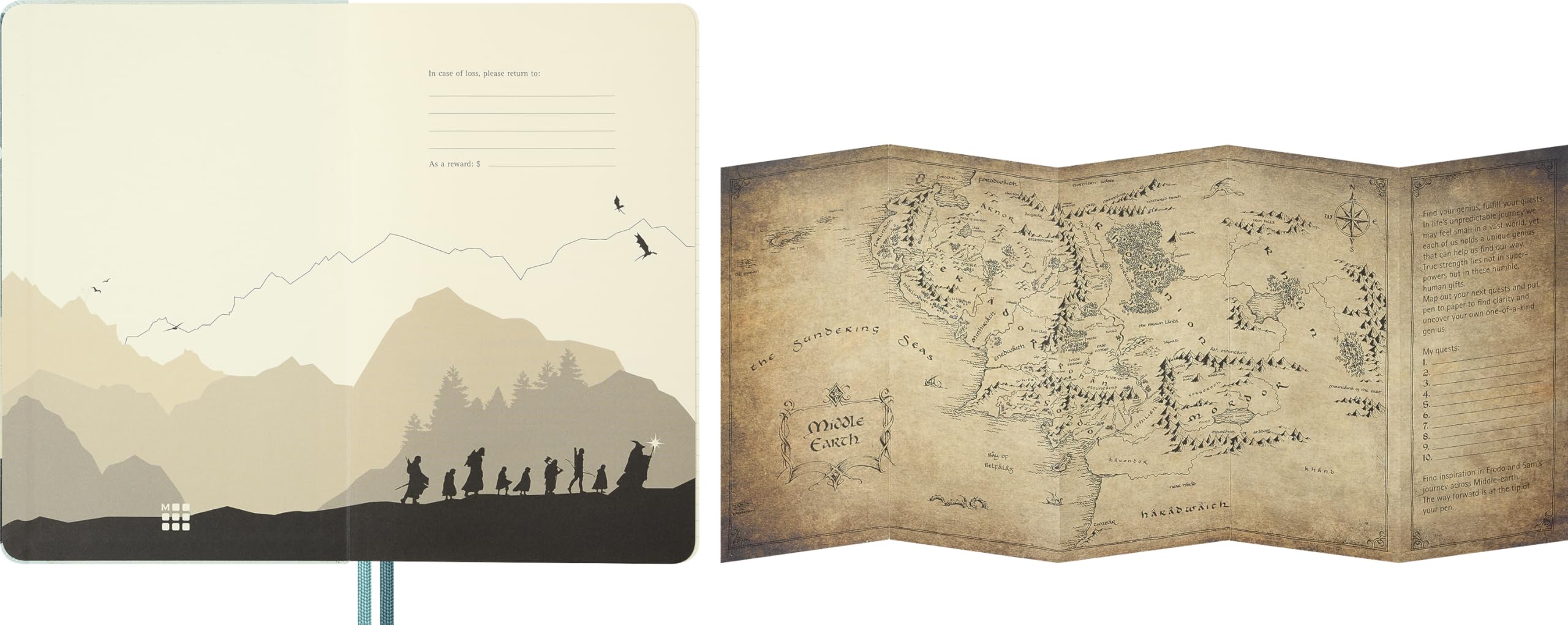 moleskine-taccuino-a-righe-il-signore-degli-anelli-aragorn-large-13-x-21-cm image 3