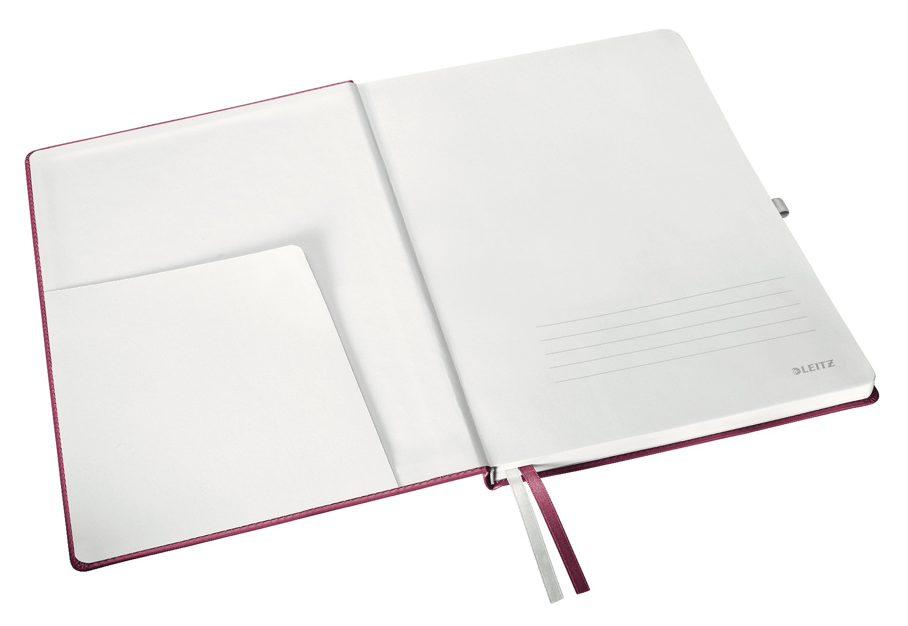 leitz-style-taccuino-a4-a-quadretti-copertina-rigida-rosso-granato image 2