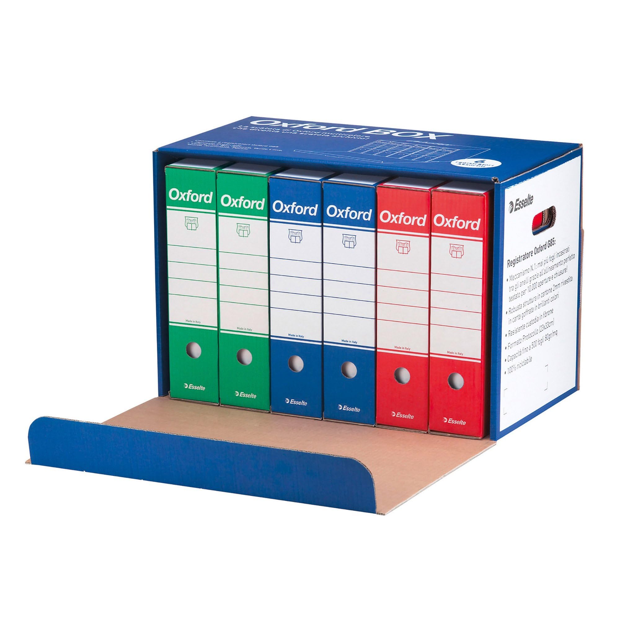 esselte-oxford-smart-400-buste-trasparenti-a4-con-box image 4