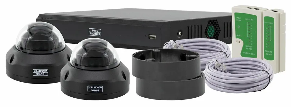 burg-w-chter-bwnvr-3841i-421dome-set-kit-videosorveglianza-nvr-8-canali-2-dome image 1