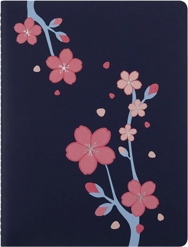moleskine-cahier-journal-sakura-quaderno-a-righe-xl-19x25-cm-con-16-fogli-stacca image 1