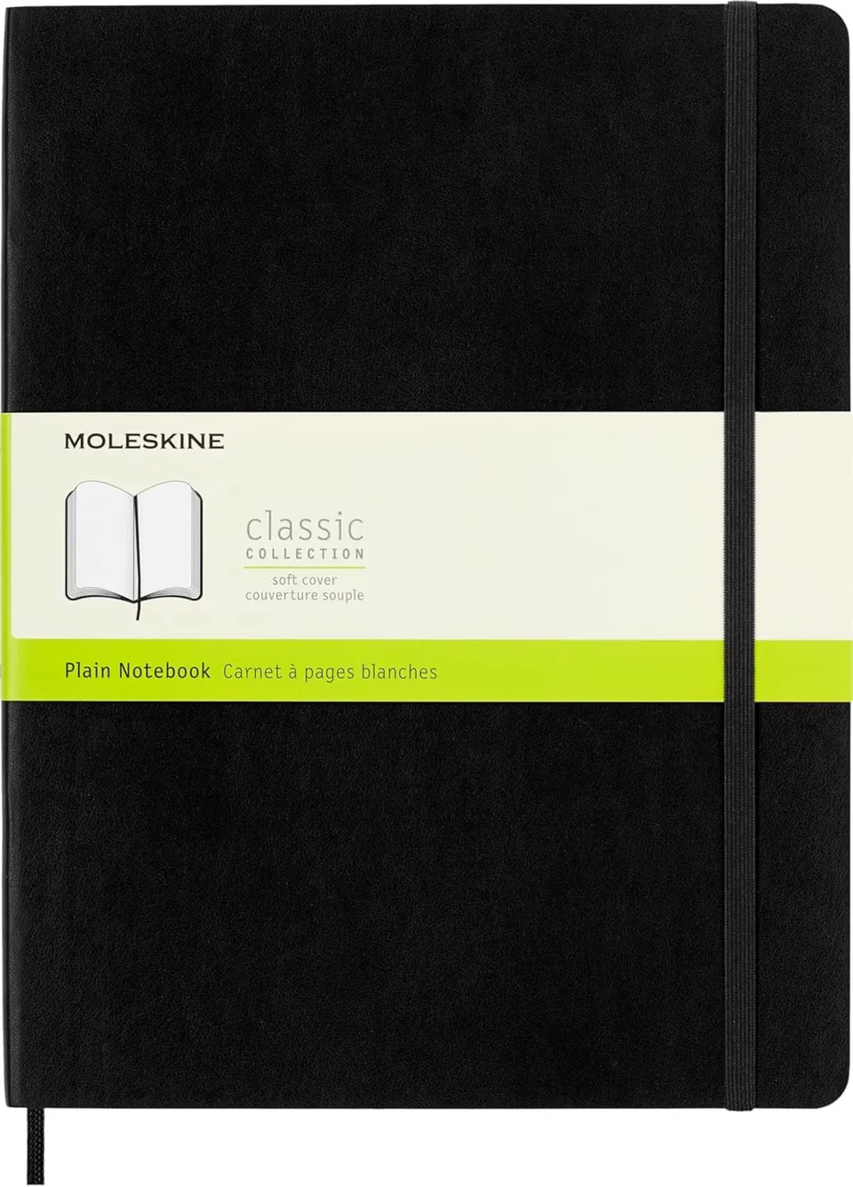 moleskine-classic-notebook-xl-19x25-cm-nero-pagine-bianche-192-pagine-copertina- image 1