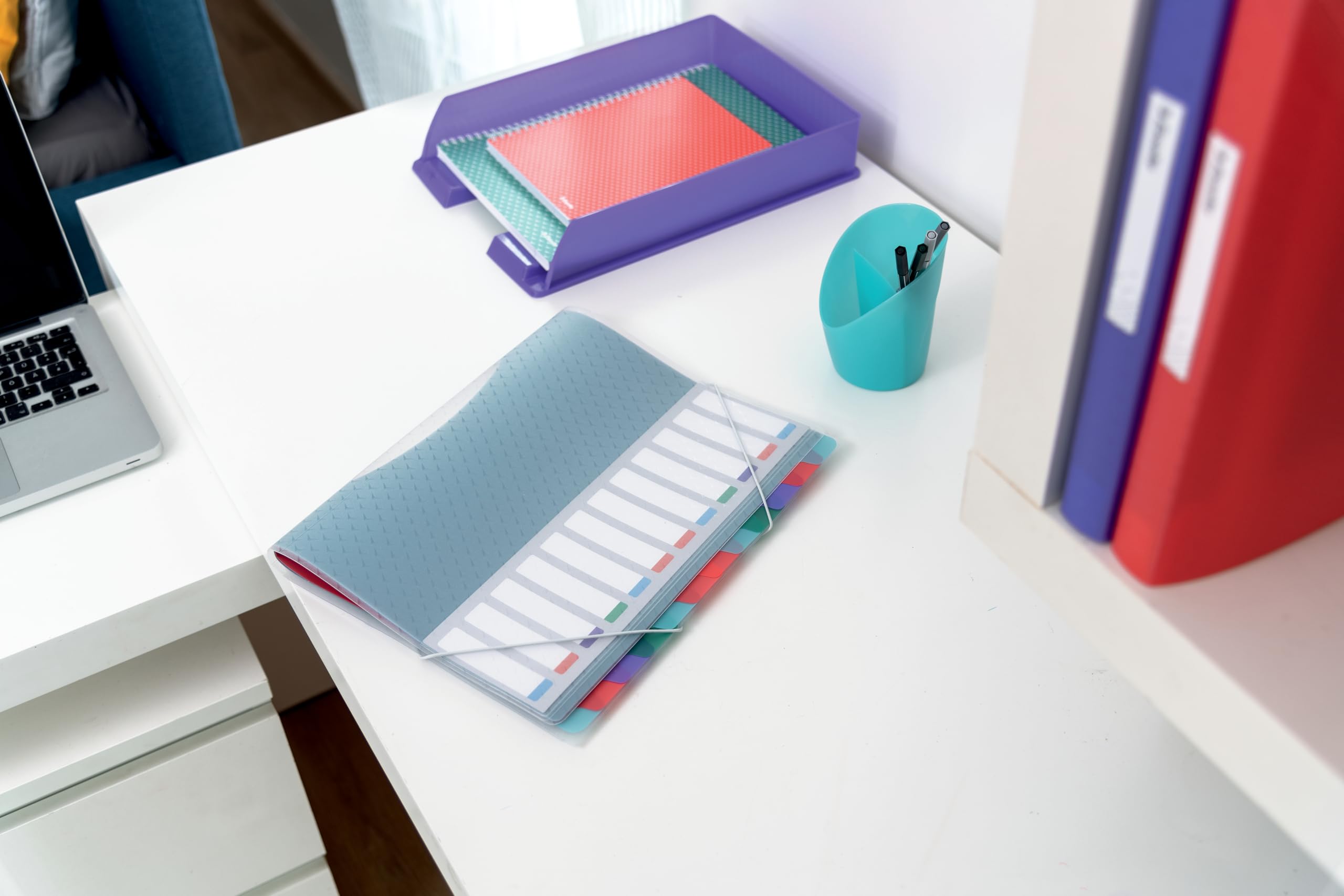 esselte-colour-breeze-quaderno-a4-12-divisori-multicolore-266x320x20-mm image 3
