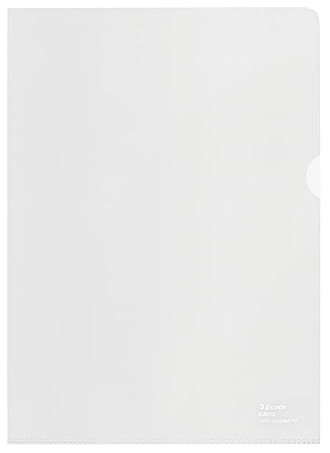 esselte-buste-l-deluxe-a4-antiriflesso-riciclate-100-micron-20-pezzi image 5